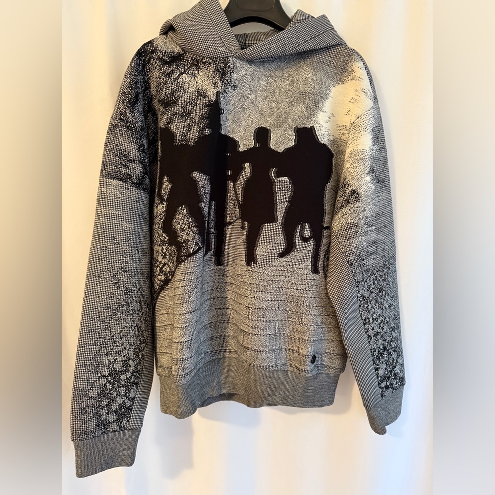 Louis Vuitton - Limited Edition - Virgil Abloh - Graphic Black and Gray Hoodie
